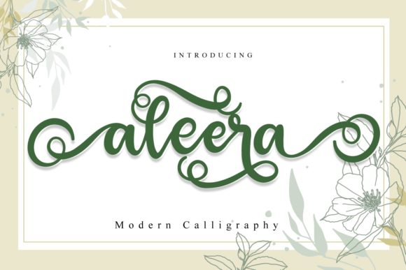 Aleera: A Stylish Font for Elegant Designs