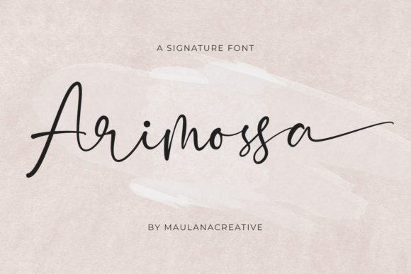 Arimossa: The Elegant Handwritten Font for Every Creative Need