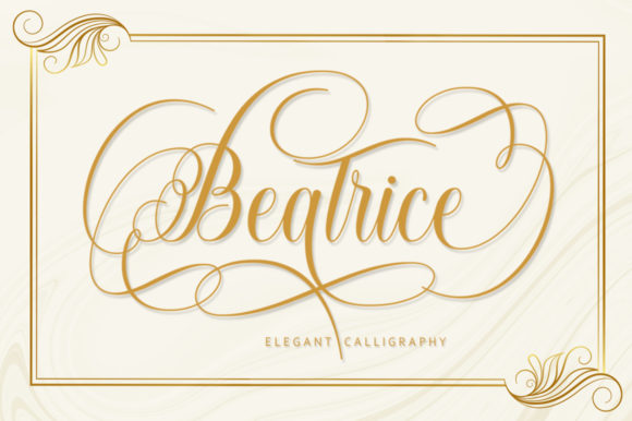 Beatrice: A Timeless Handwritten Font for Elegant Design