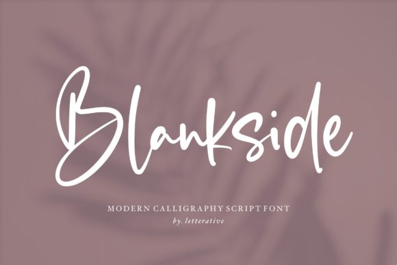 Blankside: A Handwritten Font That Brings Personality to Your Designs