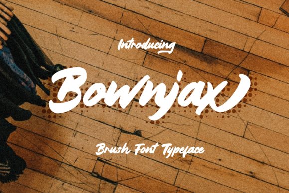 Bownjax: A Versatile Handwritten Brush Script for Modern Design Workflows