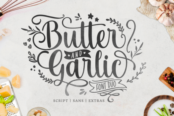 Butter and Garlic: A Handwritten Font for Romantic and Creative Designs