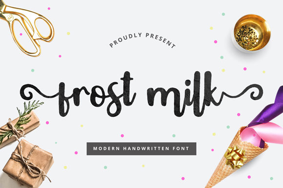 Frost Milk: A Versatile Handwritten Font