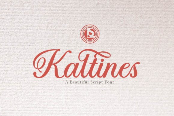 Kaltines: The Elegant Script Font for Every Creative Need