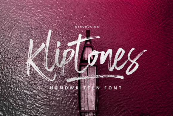 Kliptones: A Handwritten Font That Brings Personality to Every Design