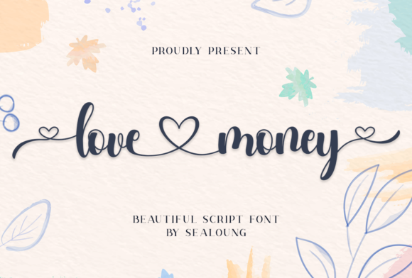 Love Money: A Romantic Script Font for Elegant Designs