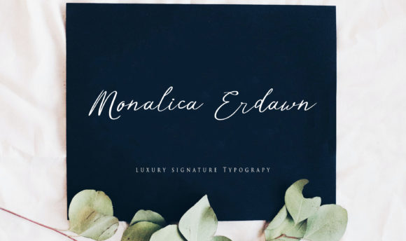 Monalica Erdawn: A Luxurious Handwritten Font for Elegant Design