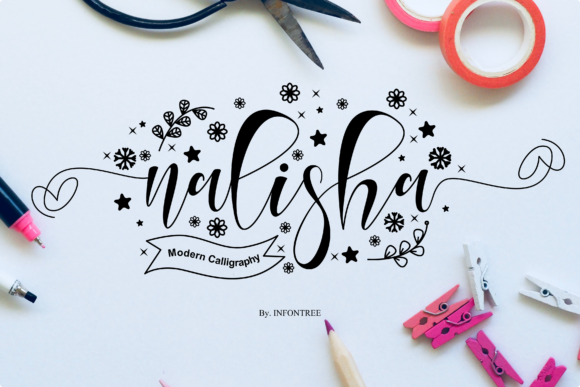 Nalisha: A Handwritten Font for Timeless Elegance