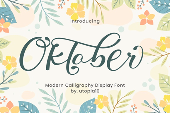 Oktober: A Timeless Handwritten Font for Modern Design