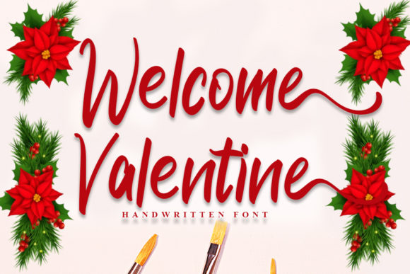 Welcome Valentine: Elegant Script for Every Design